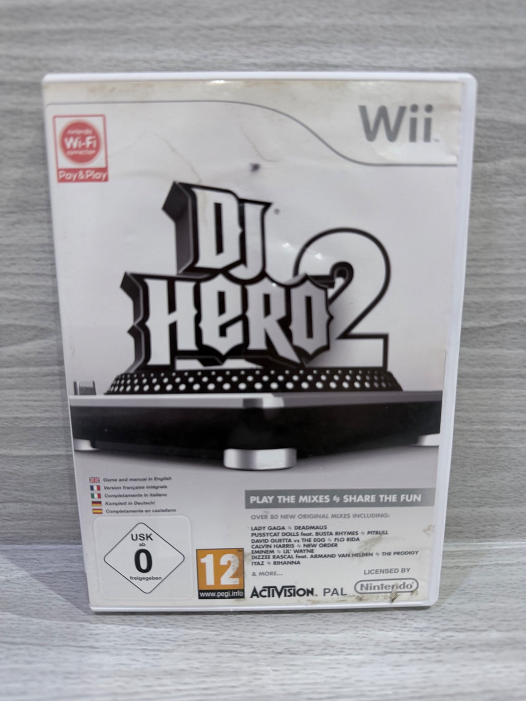 DJ Hero 2 (Game Only) Nintendo Wii Complete With Manual PAL UK Tested Working