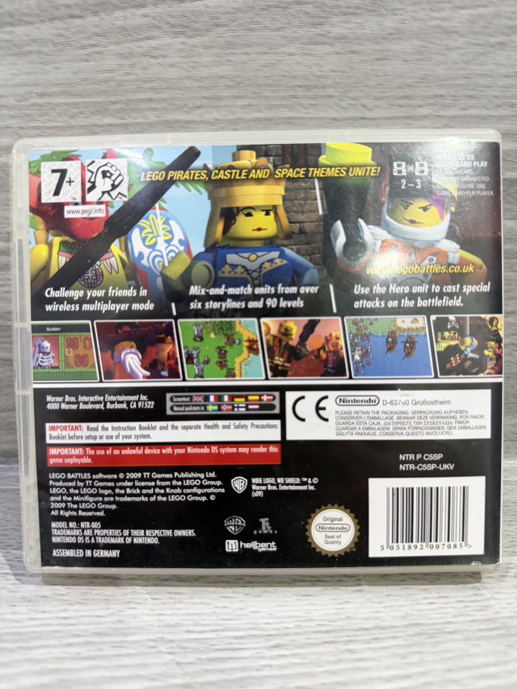 Lego Battles Nintendo DS No Manual PAL UK Tested Working