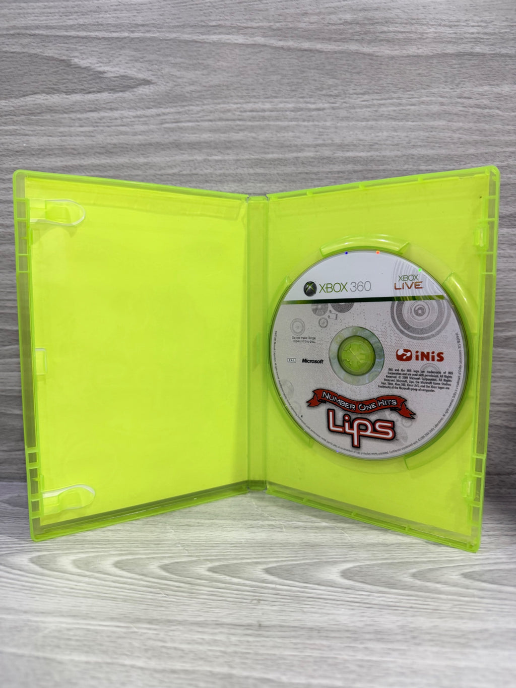 Lips (No Microphones) Microsoft Xbox 360 No Manual PAL UK Tested Working