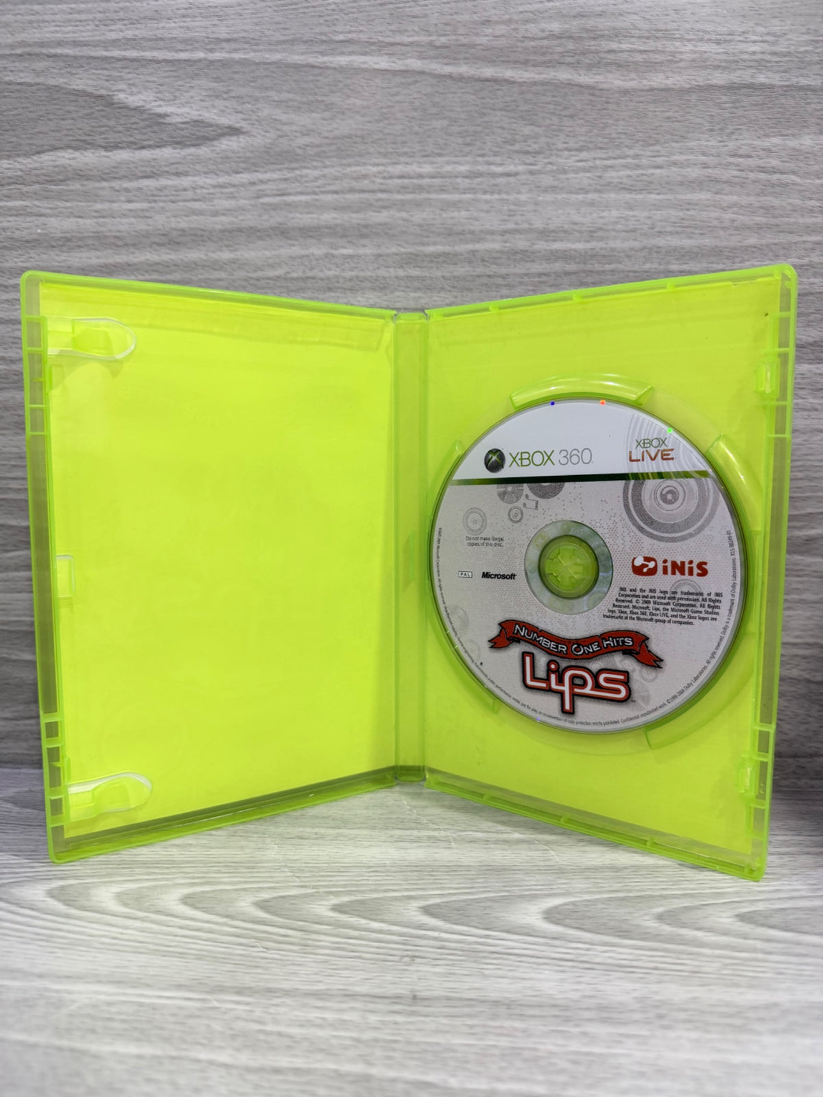 Lips (No Microphones) Microsoft Xbox 360 No Manual PAL UK Tested Working
