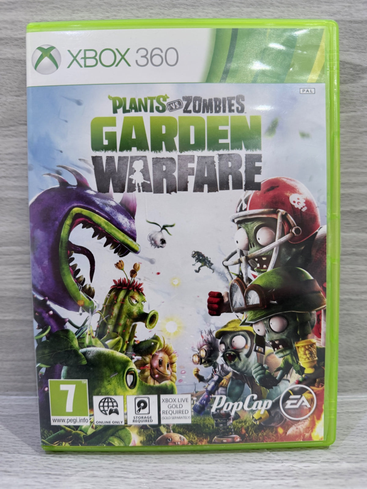 Plants Vs Zombies: Garden Warfare Microsoft Xbox 360 No Manual PAL UK Tested
