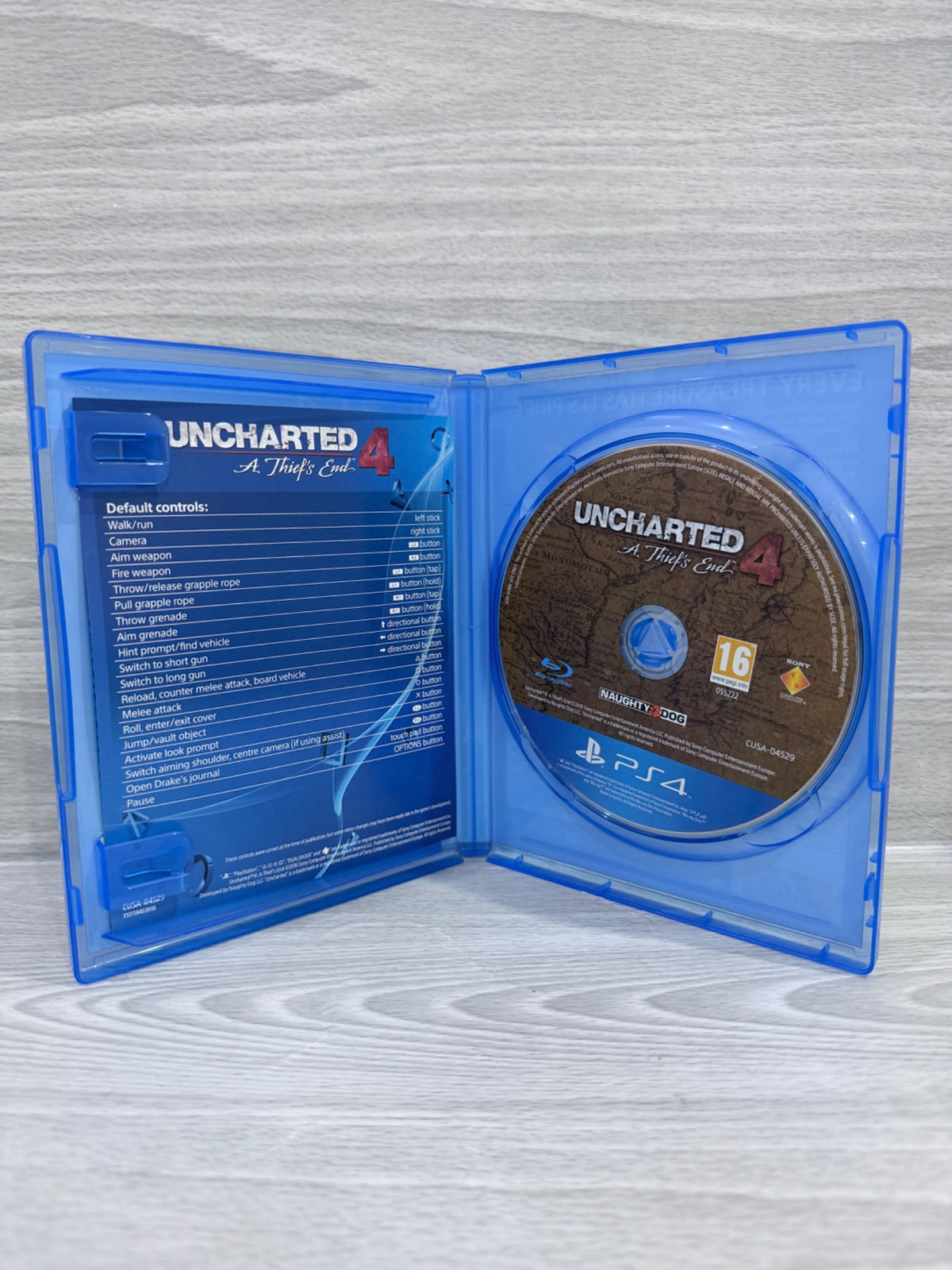 Uncharted 4: A Thief's End Sony PlayStation 4 Boxed PAL UK Tested Working