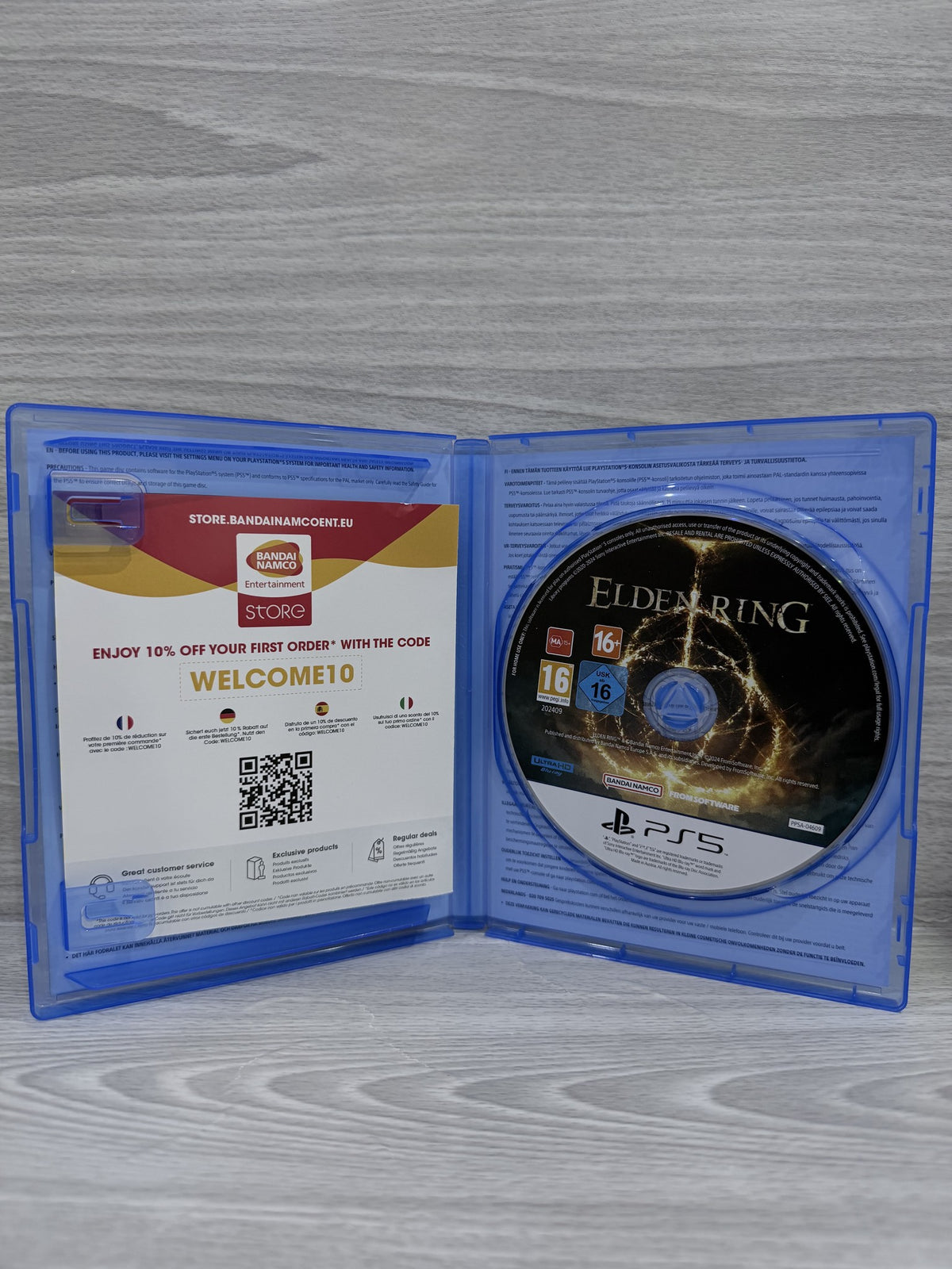 Elden Ring (No DLC) Sony PlayStation 5 Boxed PAL UK Tested Working