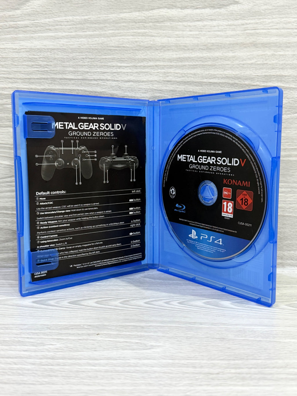 Metal Gear Solid V: Ground Zeroes Sony PlayStation 4 Boxed PAL UK Tested Working