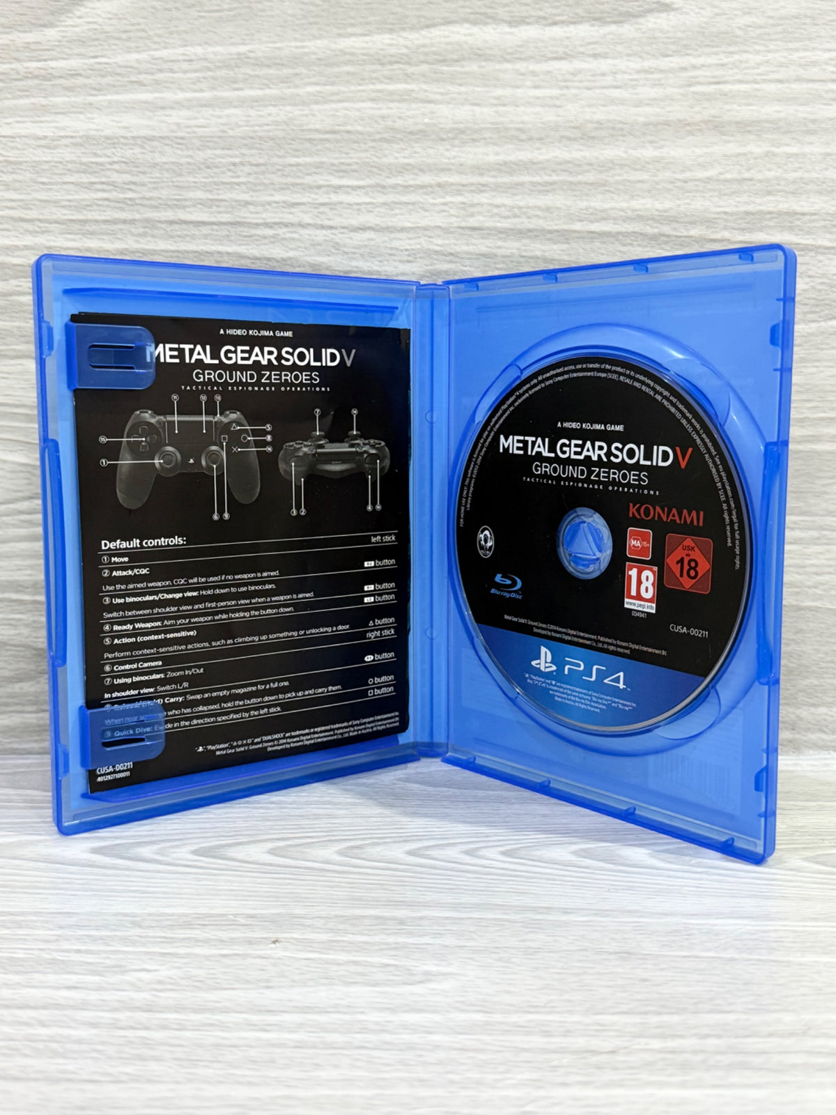 Metal Gear Solid V: Ground Zeroes Sony PlayStation 4 Boxed PAL UK Tested Working