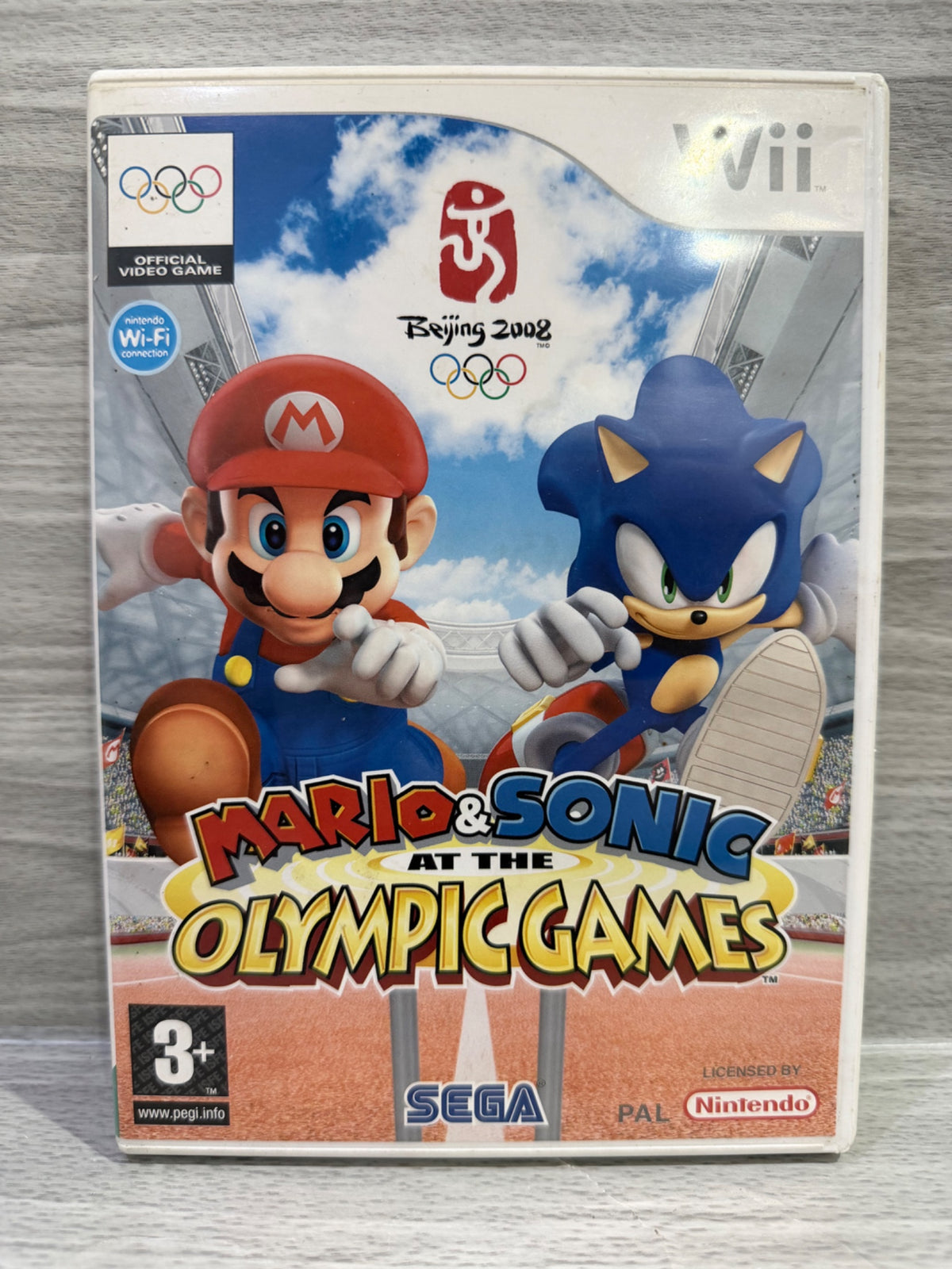 Mario & Sonic at the Olympic Games Nintendo Wii No Manual PAL UK Tested Working