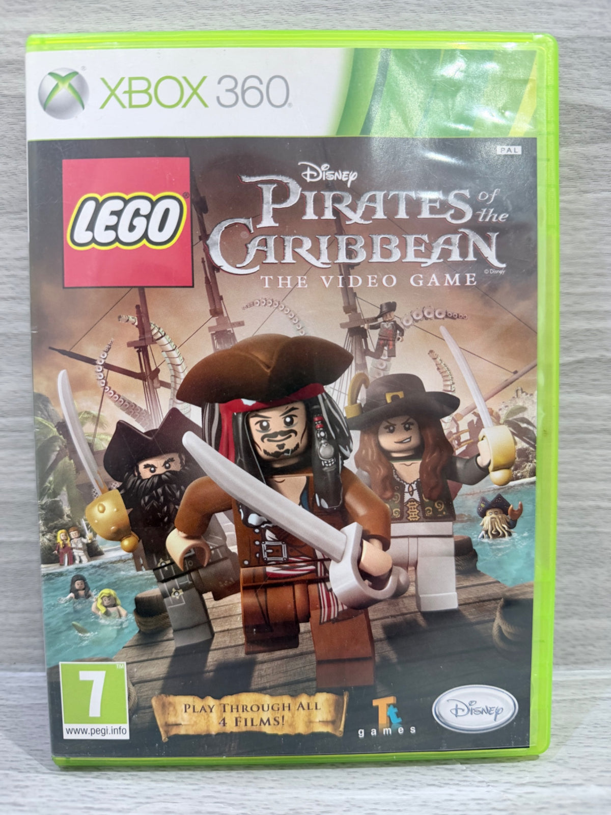 Lego: Pirates Of The Caribbean Xbox 360 Complete With Manual PAL UK Tested