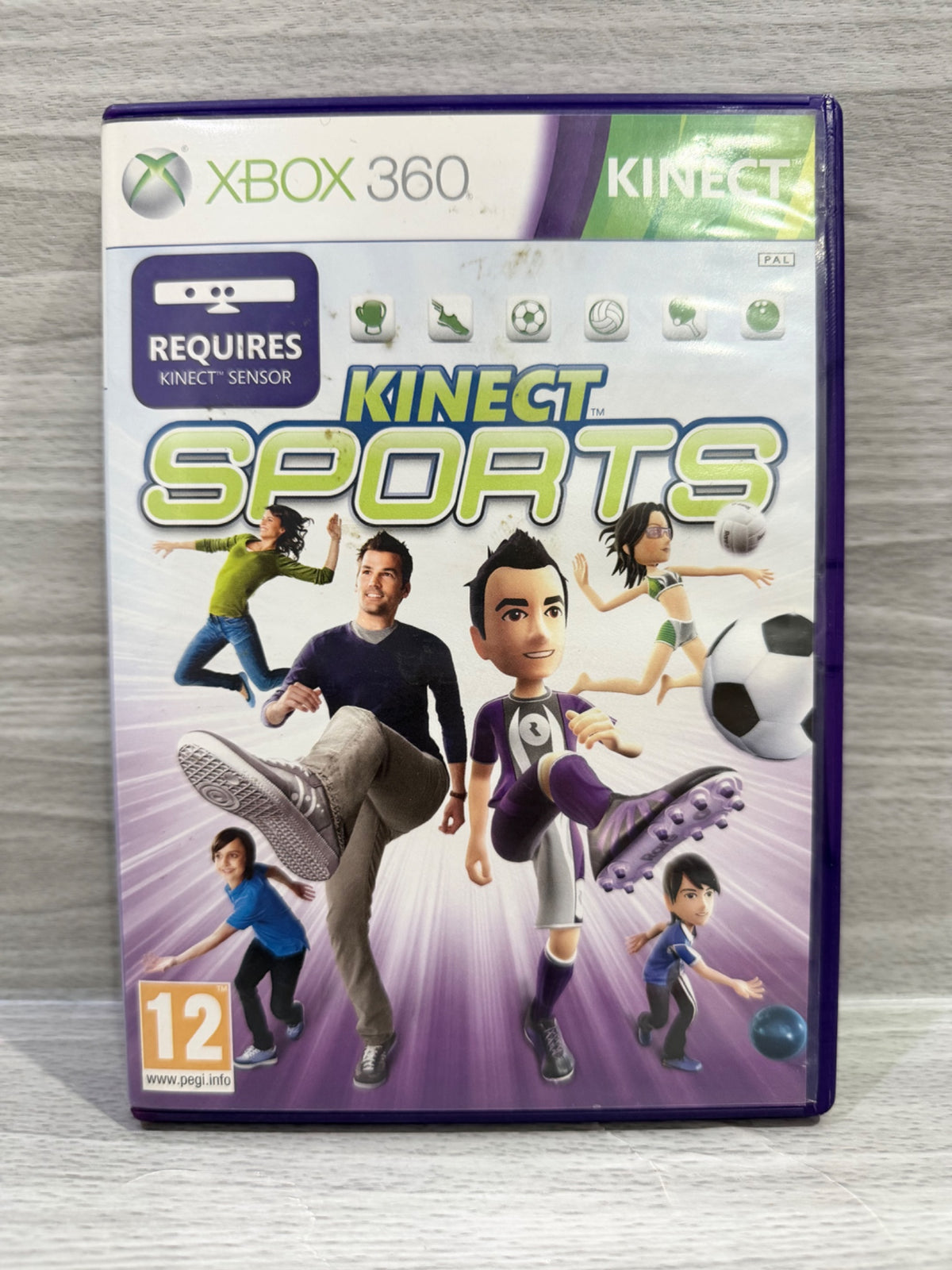 Kinect Sports Microsoft Xbox 360 No Manual PAL UK Tested Working
