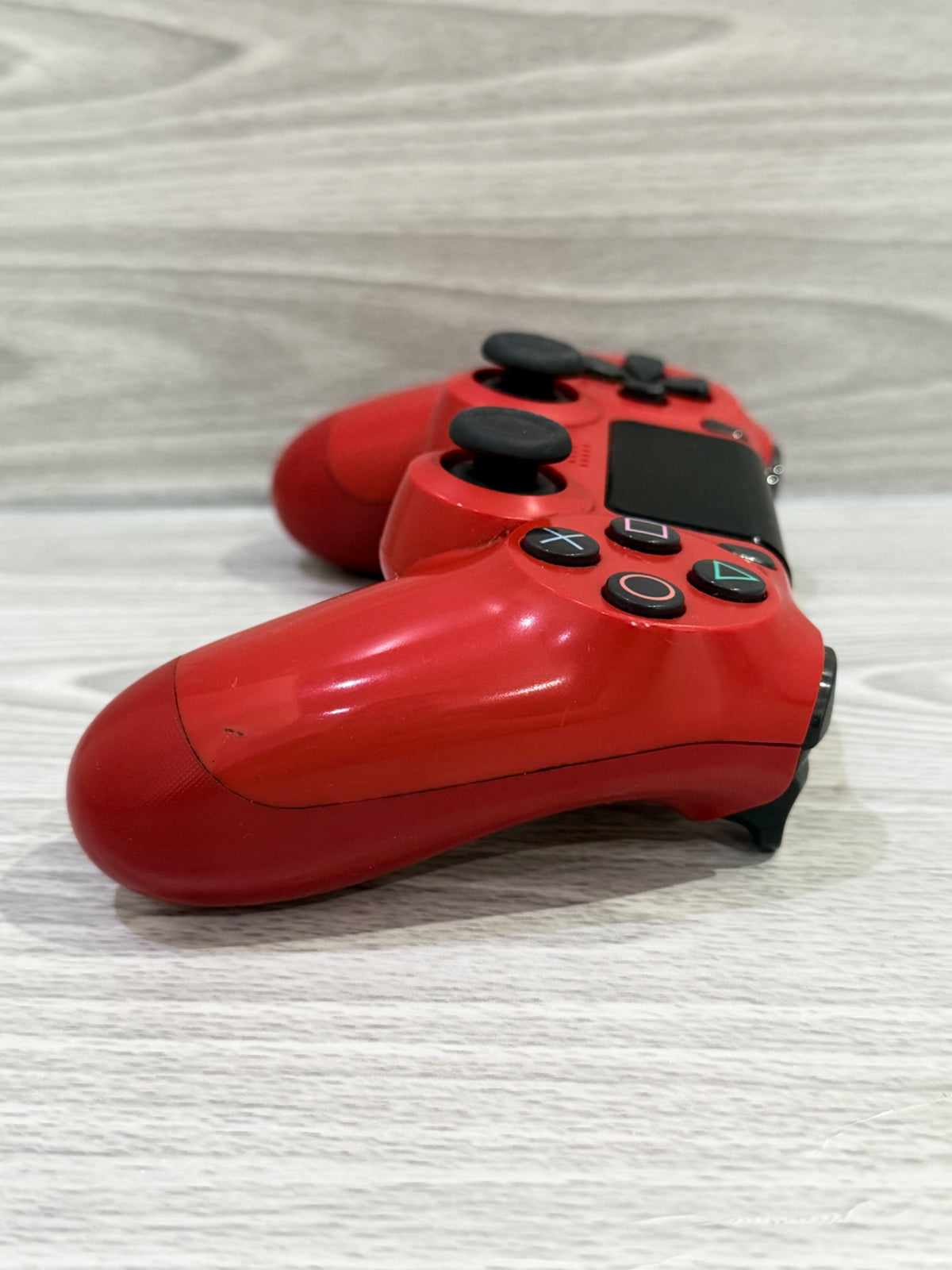 Sony PlayStation 4 Original 500GB White Console Genuine Red Controller Tested