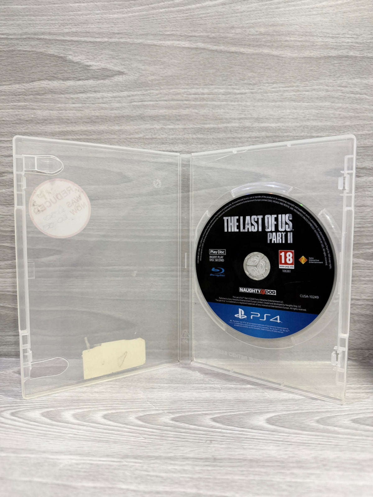 Last of Us Part II, The (2 Disc) Sony PlayStation 4 Disc Only PAL UK Tested