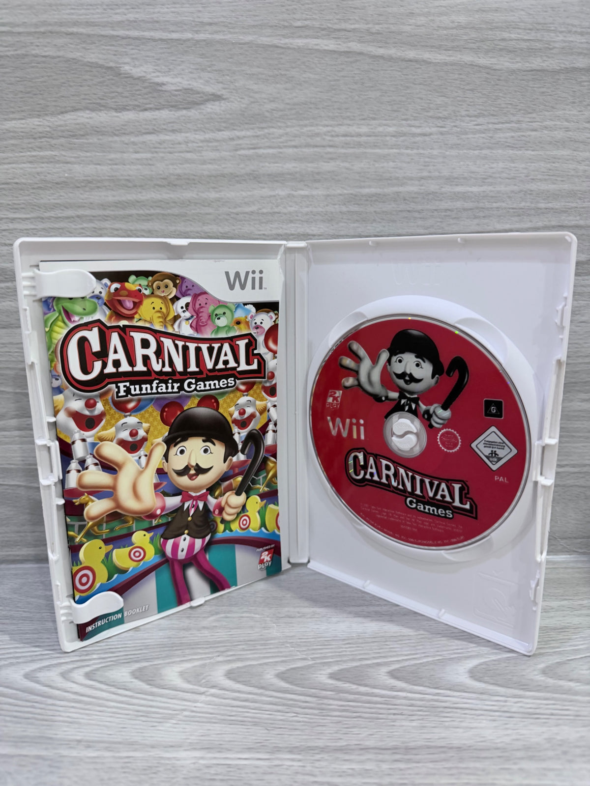 Carnival - Funfair Games Nintendo Wii Complete With Manual PAL UK Tested Working