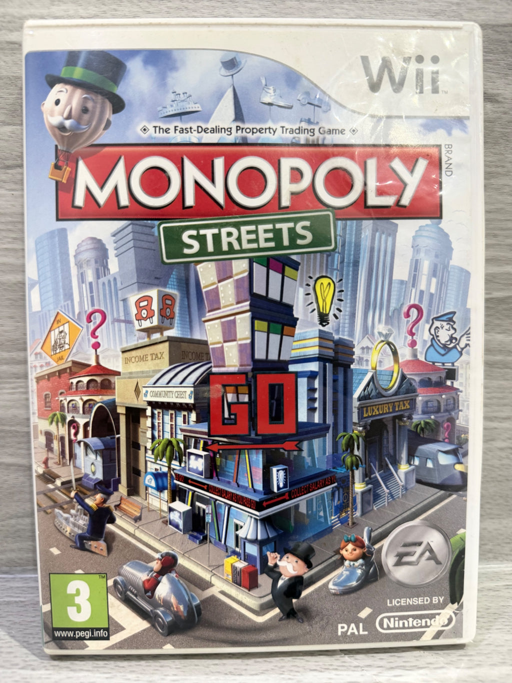 Monopoly Streets Nintendo Wii Complete With Manual PAL UK Tested Working