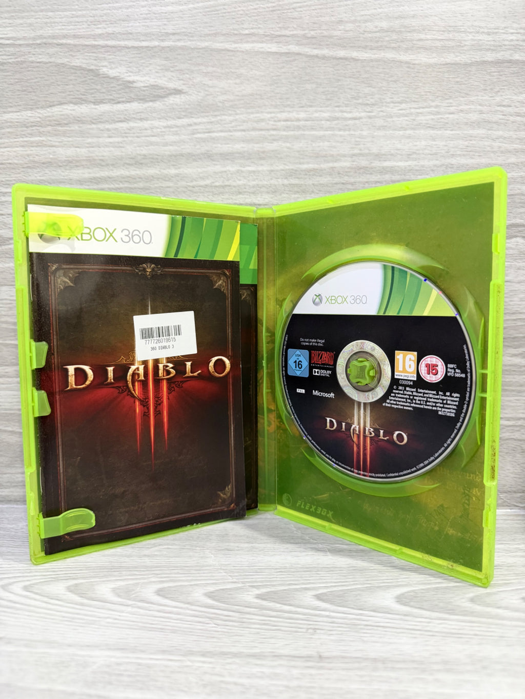 Diablo III (3) Microsoft Xbox 360 Complete With Manual PAL UK Tested Working
