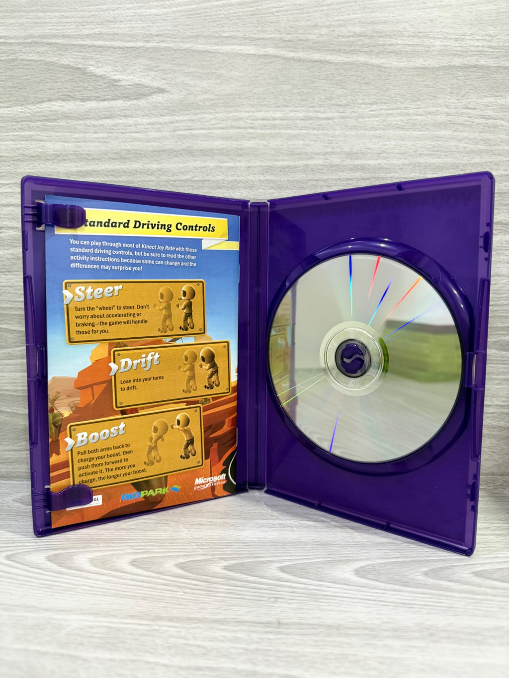 Kinect Joyride Microsoft Xbox 360 Complete With Manual PAL UK Tested Working