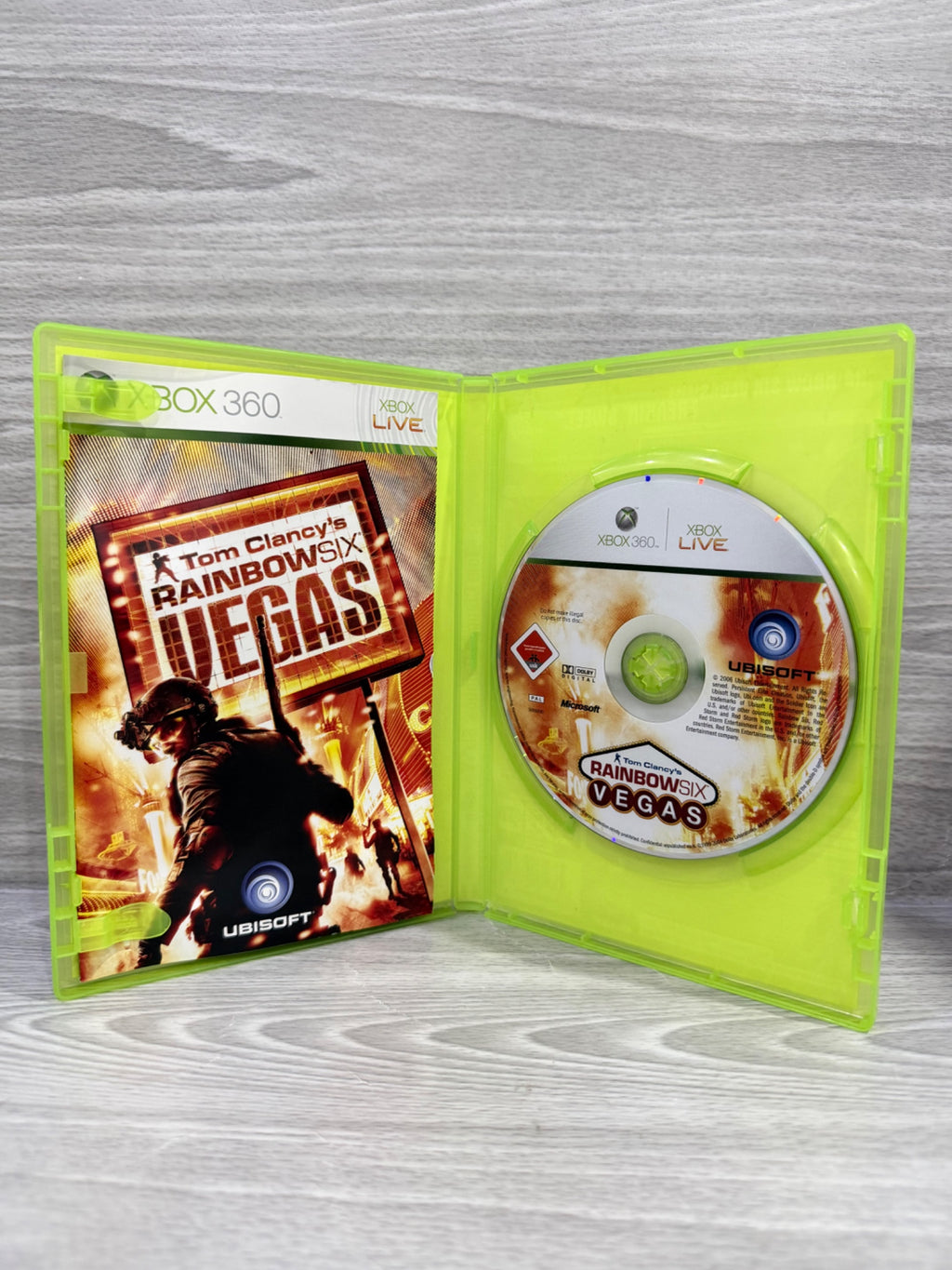 Rainbow Six - Vegas Microsoft Xbox 360 Complete With Manual PAL UK Tested