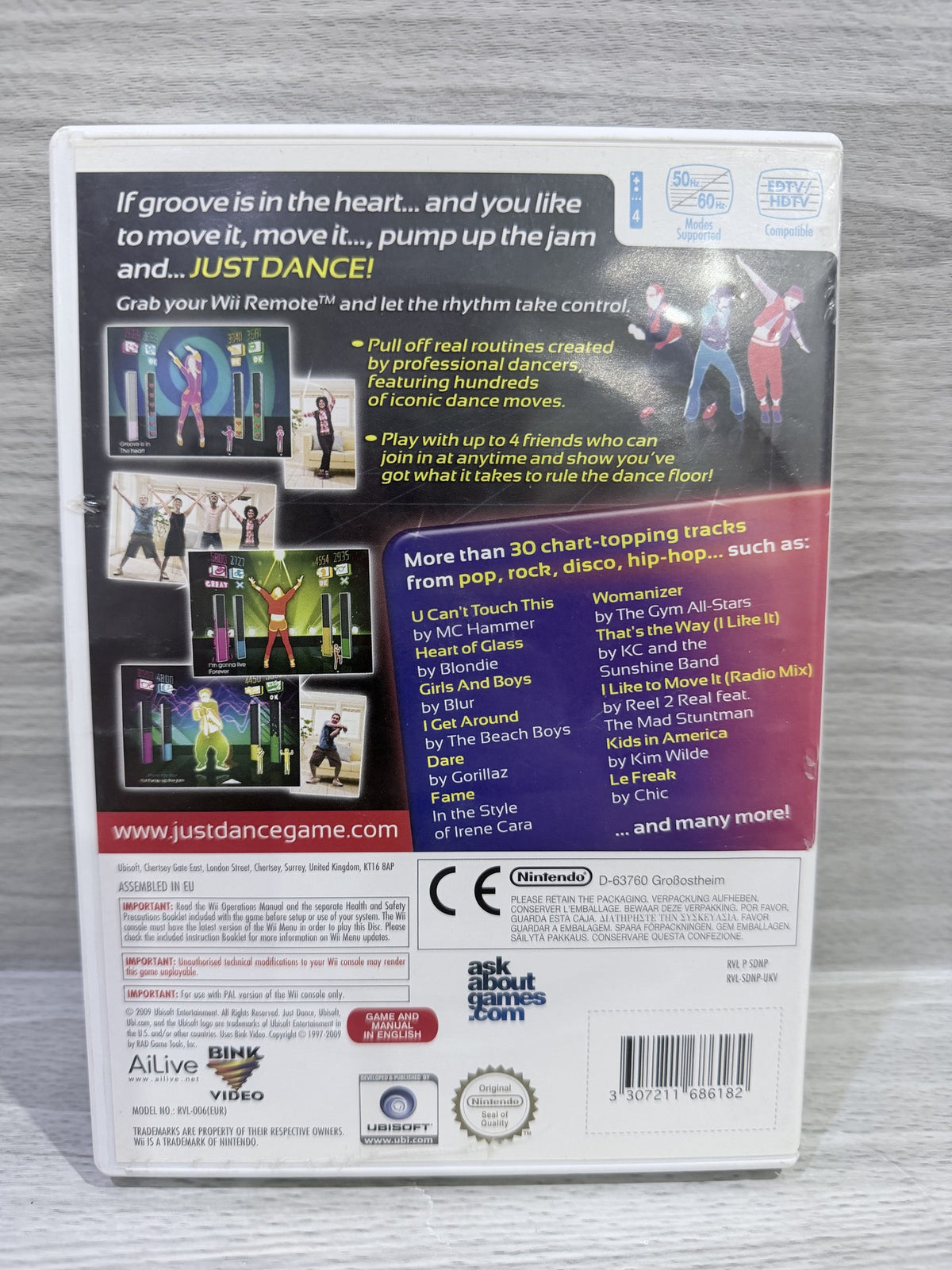 Just Dance Nintendo Wii Complete With Manual PAL UK Tested Working