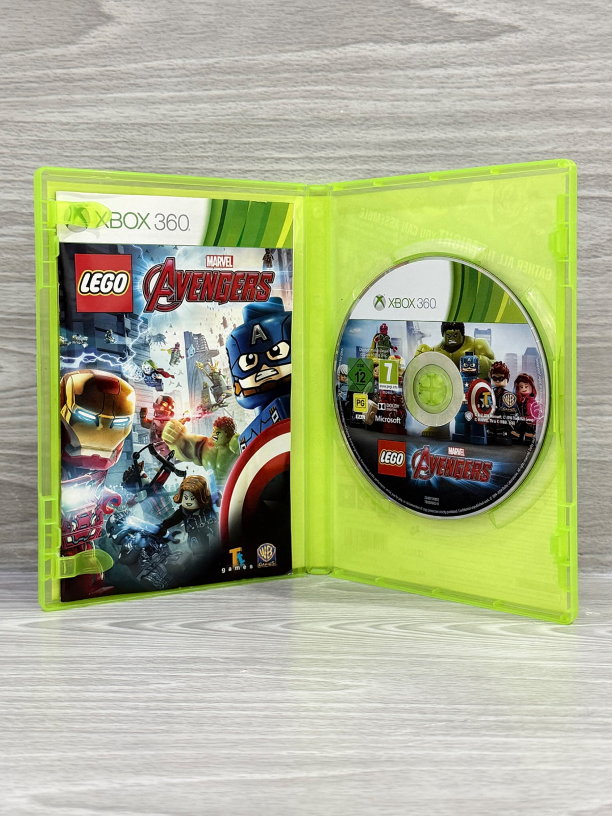 LEGO Marvel Avengers Microsoft Xbox 360 Complete With Manual PAL UK Tested