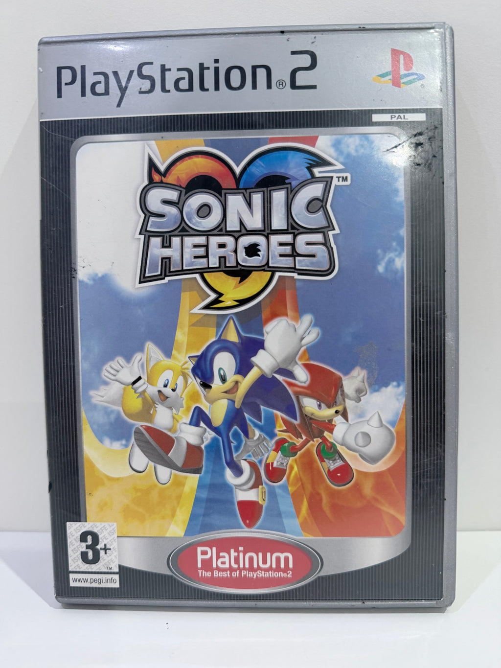 Sonic Heroes Platinum Sony PlayStation 2 Complete With Manual PAL UK Tested
