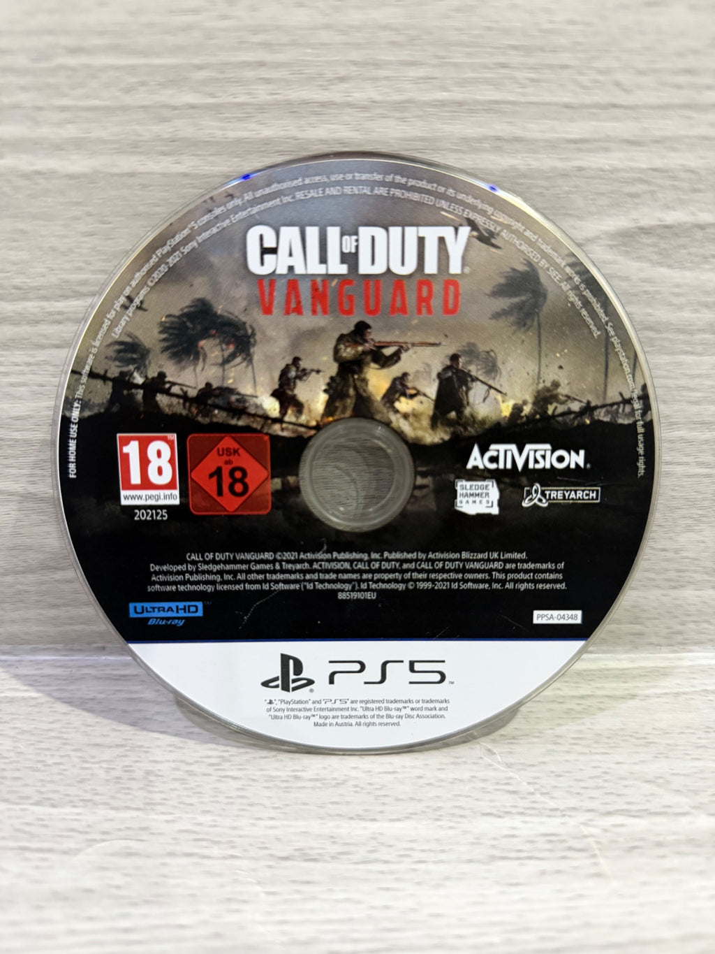 Call of Duty: Vanguard (No DLC) Sony PlayStation 5 Disc Only PAL UK Tested