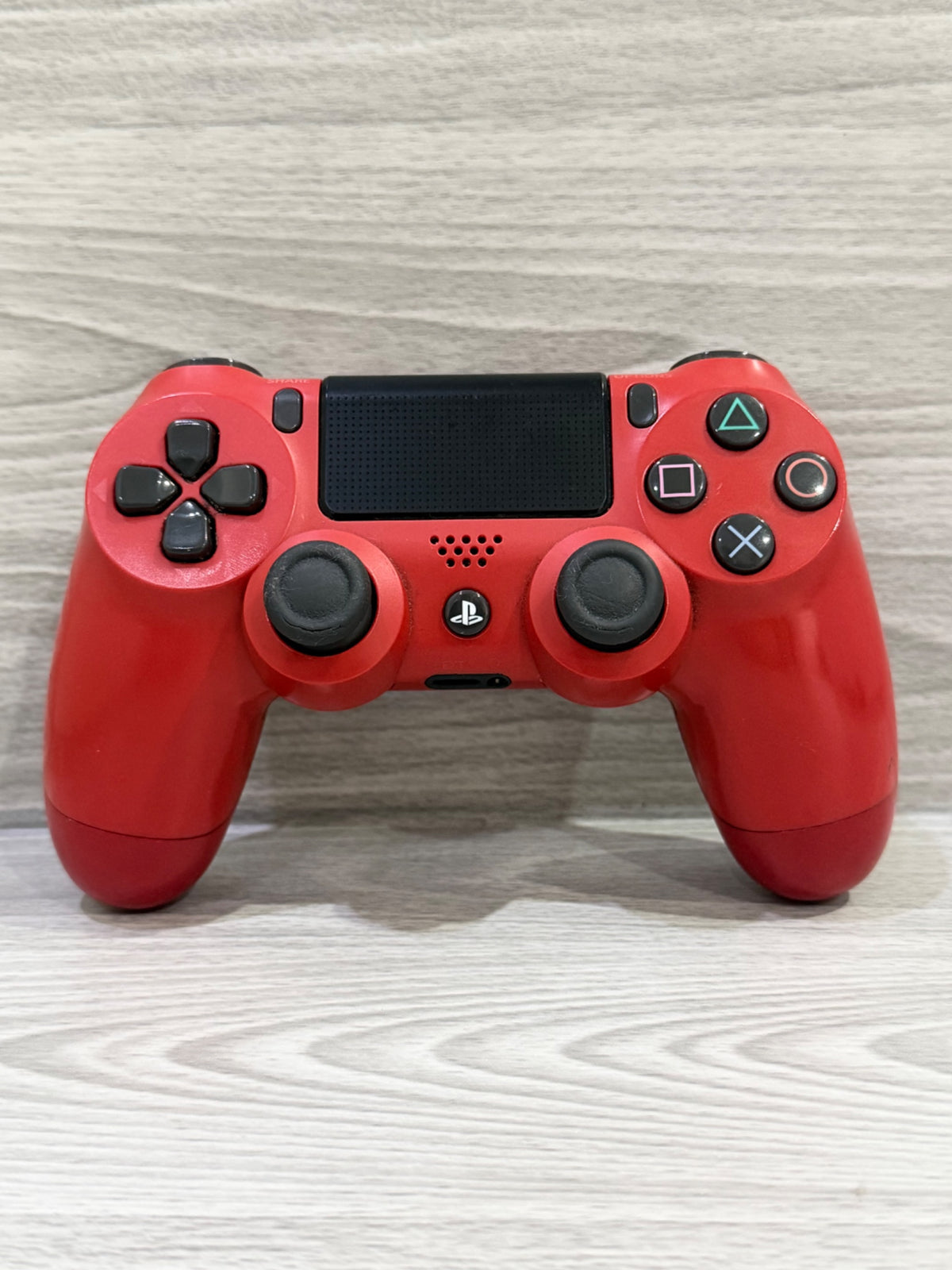 Sony PlayStation 4 Original 500GB White Console Genuine Red Controller Tested