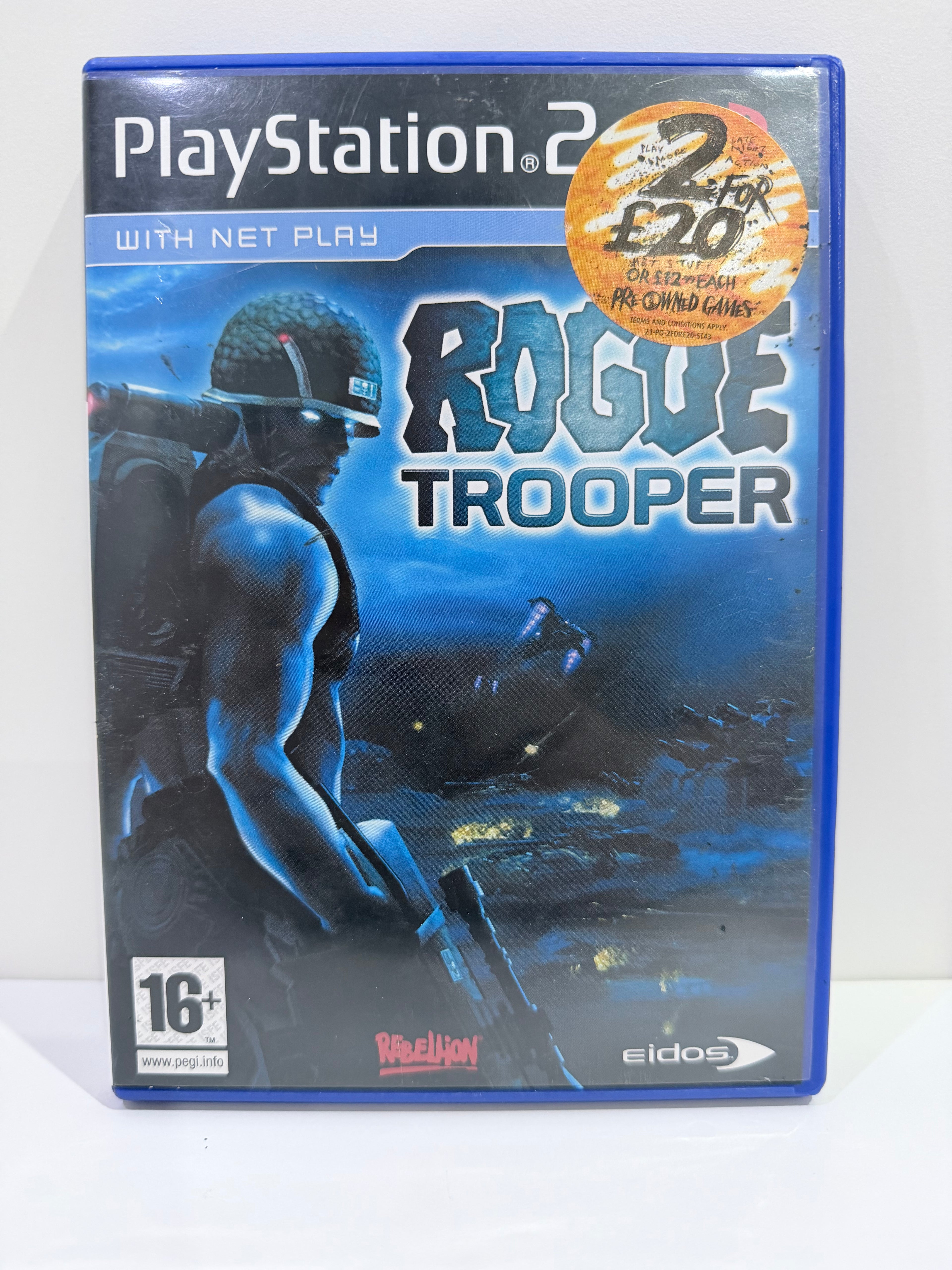 Rogue Trooper Sony PlayStation 2 Complete With Manual PAL UK Tested Working