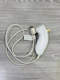 Nintendo Wii/Wii U Official Nunchuck White White Controller Original Tested