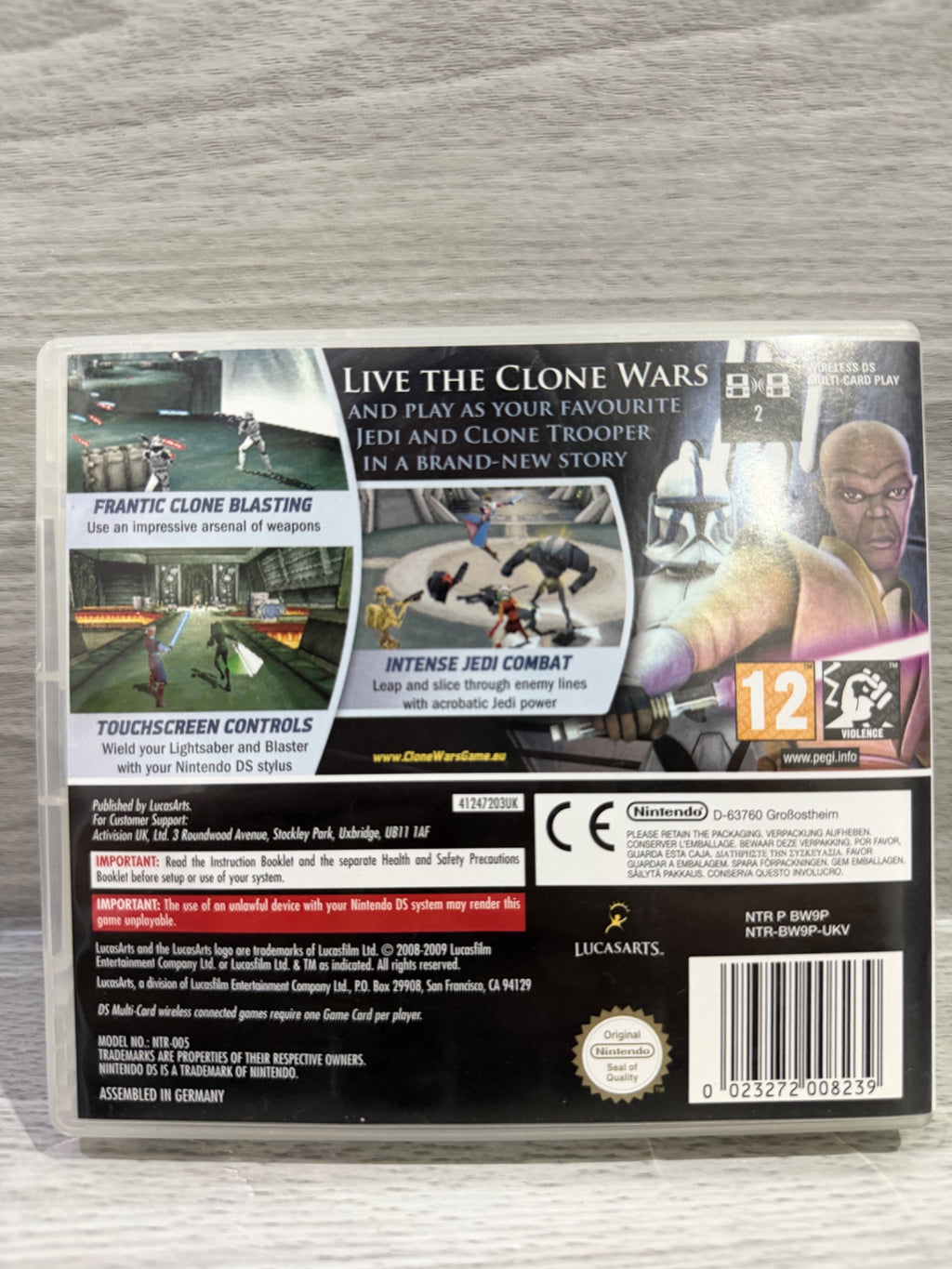 Star Wars Clone Wars: Republic Heroes DS Complete With Manual PAL UK Tested