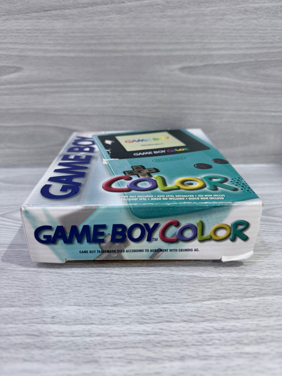 Nintendo Game Boy Color Teal Handheld Console Boxed Tested Working
