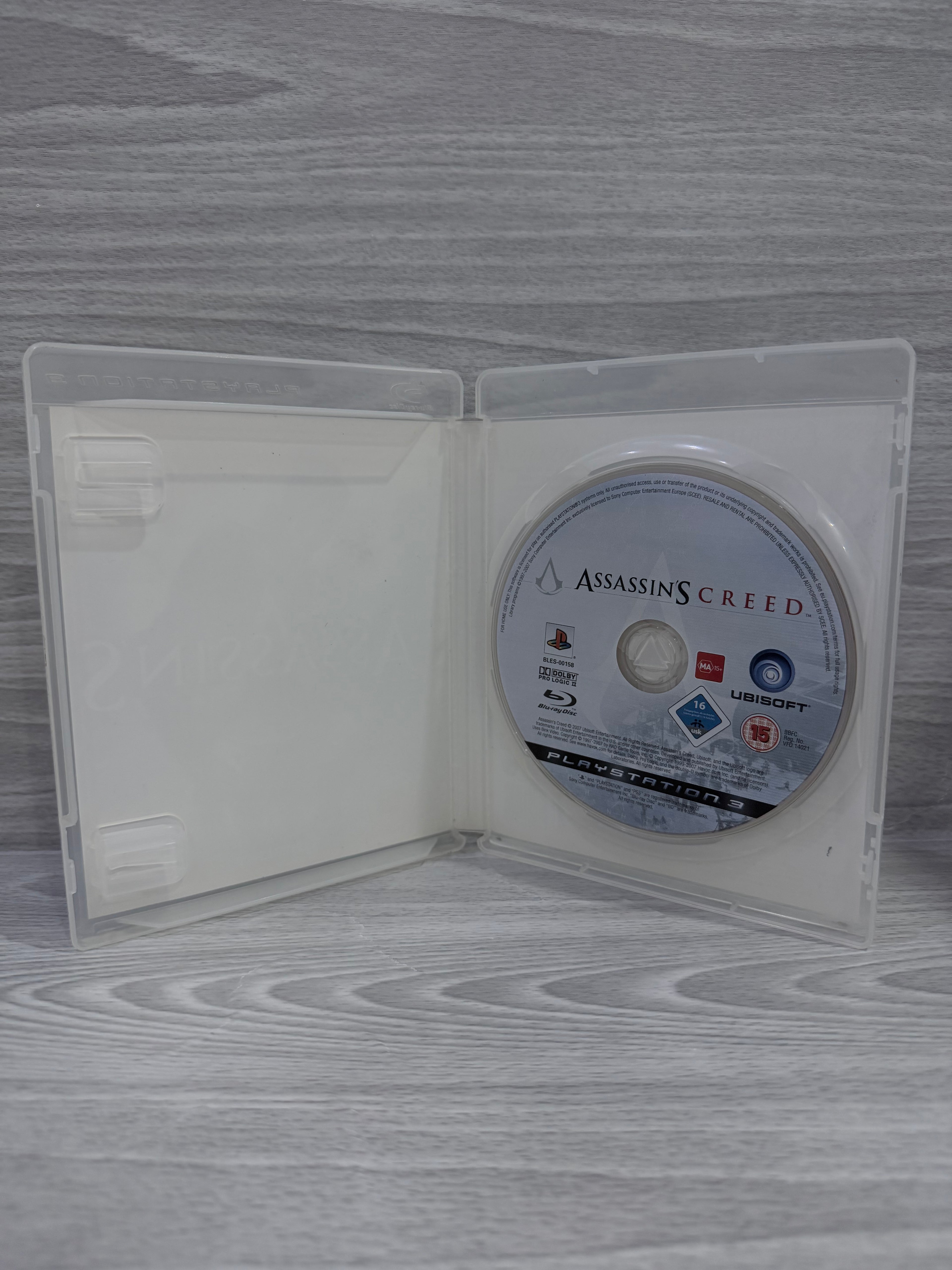 Assassin's Creed Sony PlayStation 3 No Manual PAL UK Tested Working