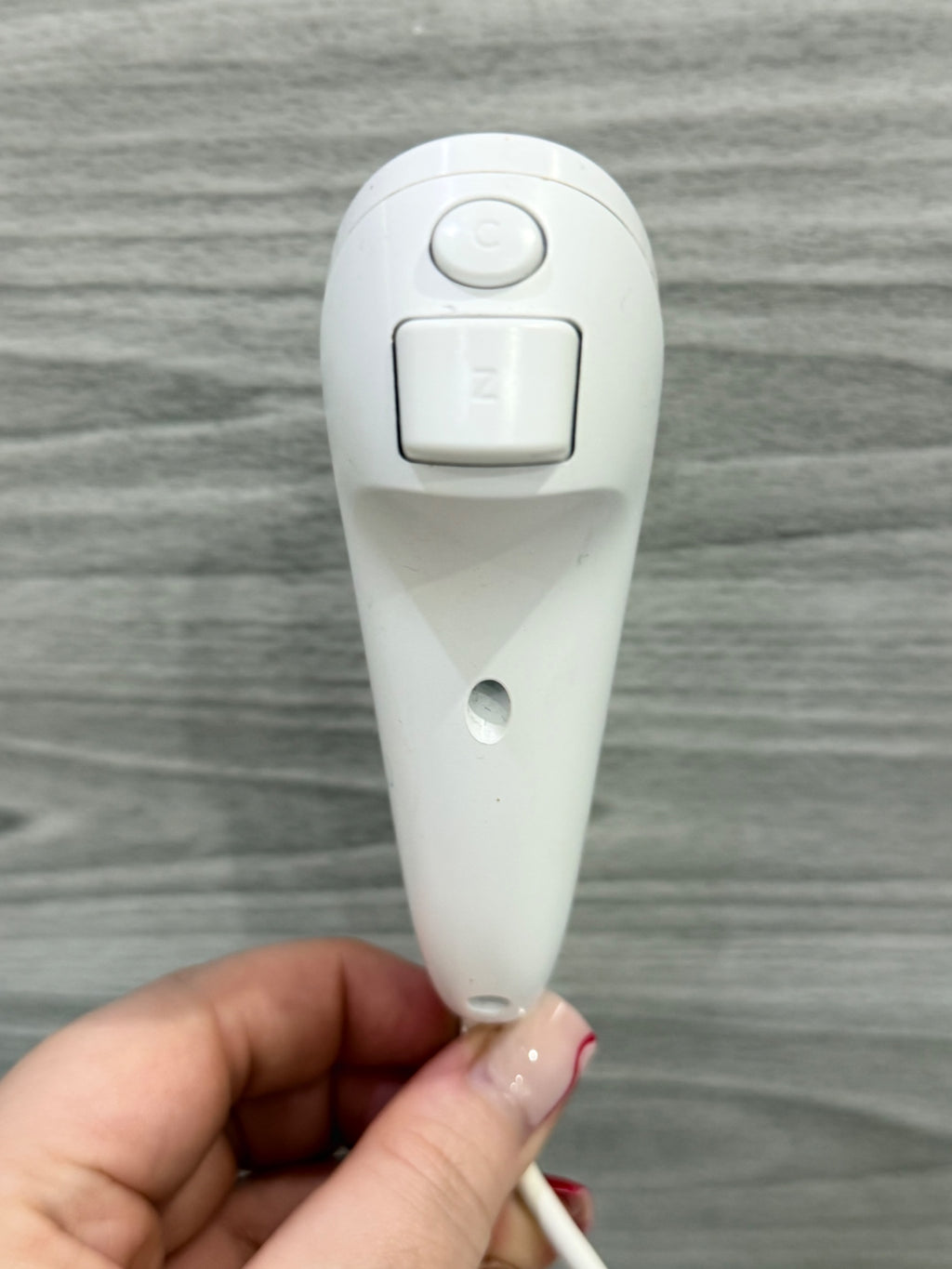 Nintendo Wii/Wii U Official Nunchuck White White Controller Original Tested