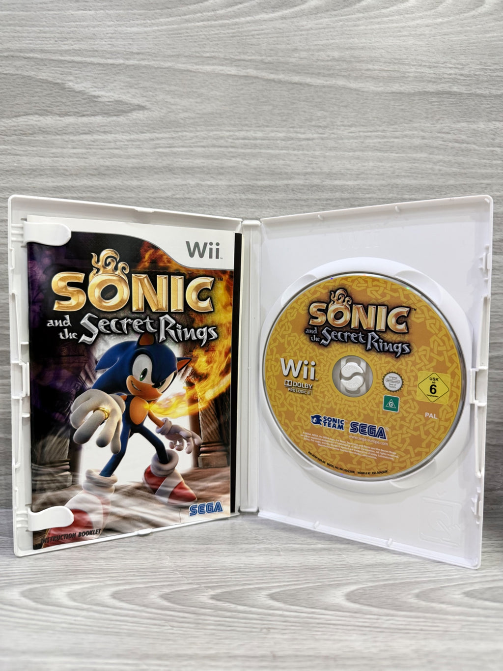 Sonic And The Secret Rings Nintendo Wii Complete With Manual PAL UK Tested