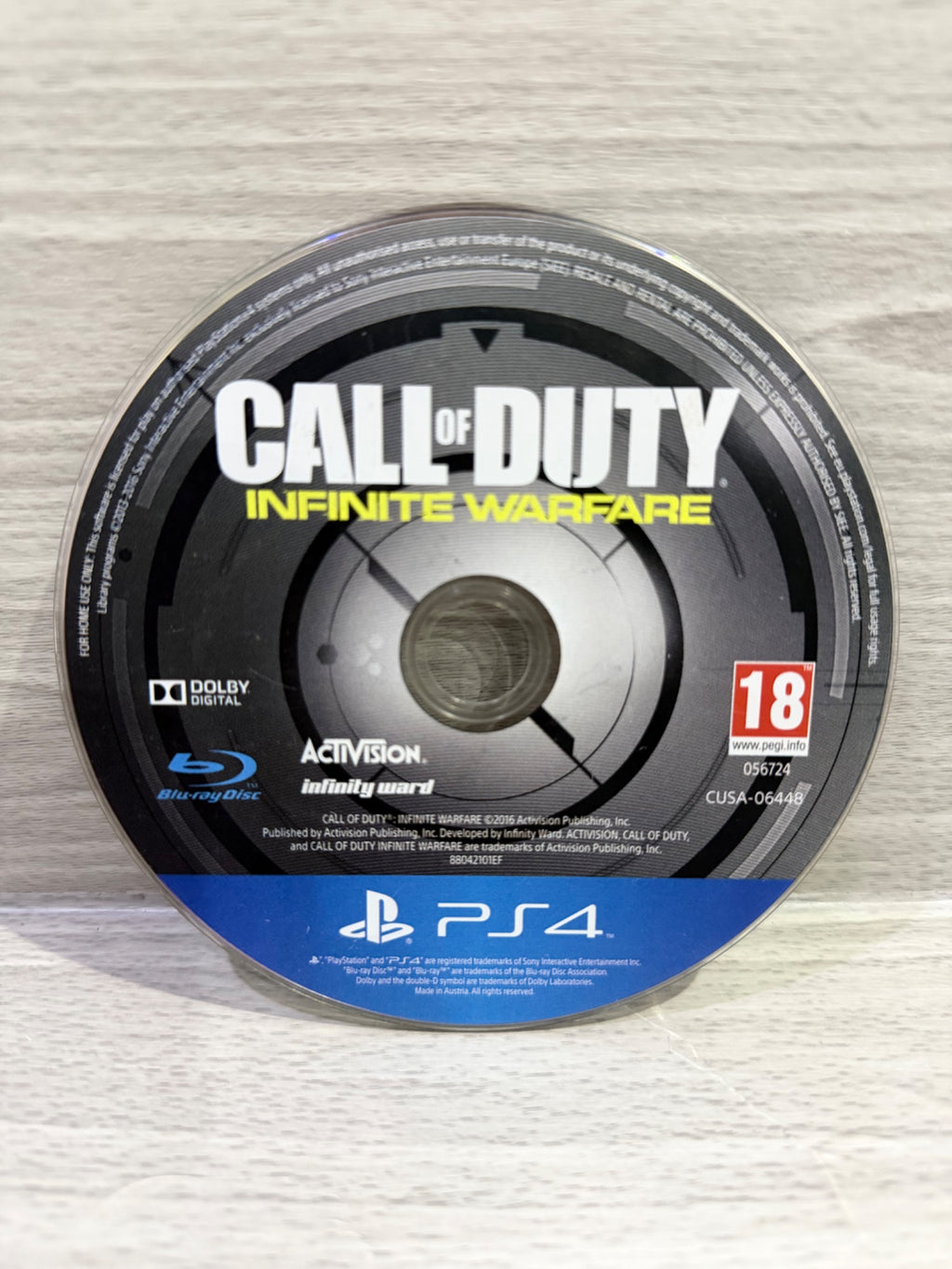 Call of Duty: Infinite Warfare (No DLC) PS4 Disc Only PAL UK Tested Working