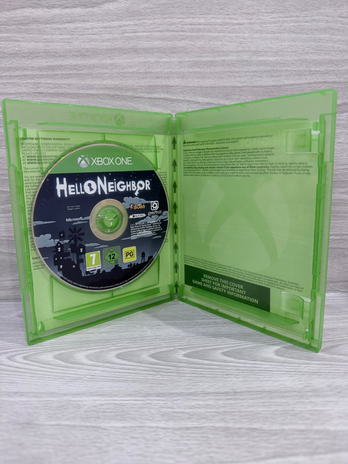 Hello Neighbor Microsoft Xbox One Boxed PAL UK Tested Working