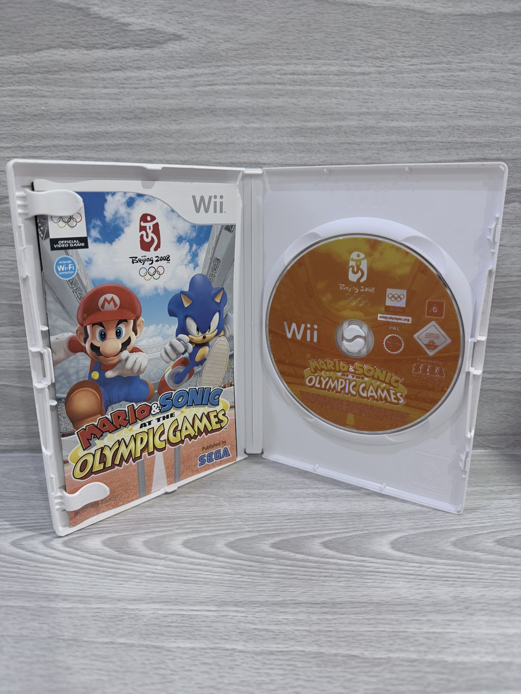Mario & Sonic at the Olympic Games Wii Complete With Manual PAL UK Tested
