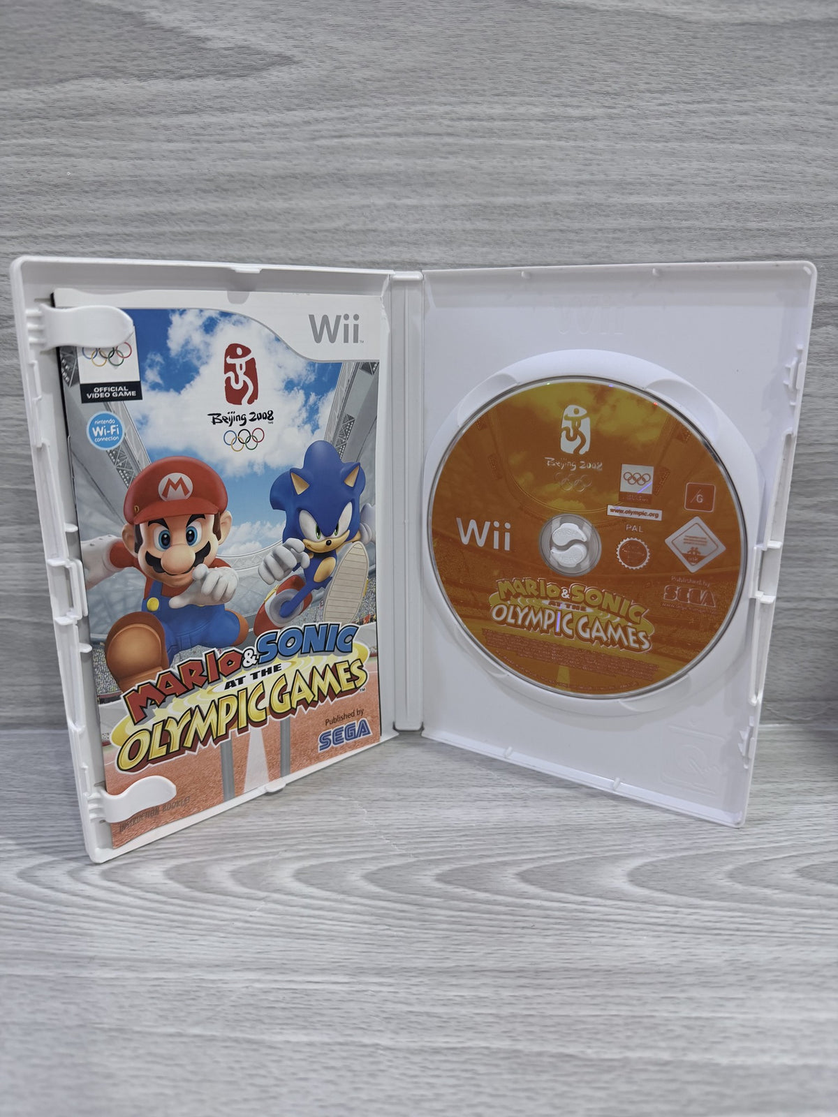 Mario & Sonic at the Olympic Games Wii Complete With Manual PAL UK Tested