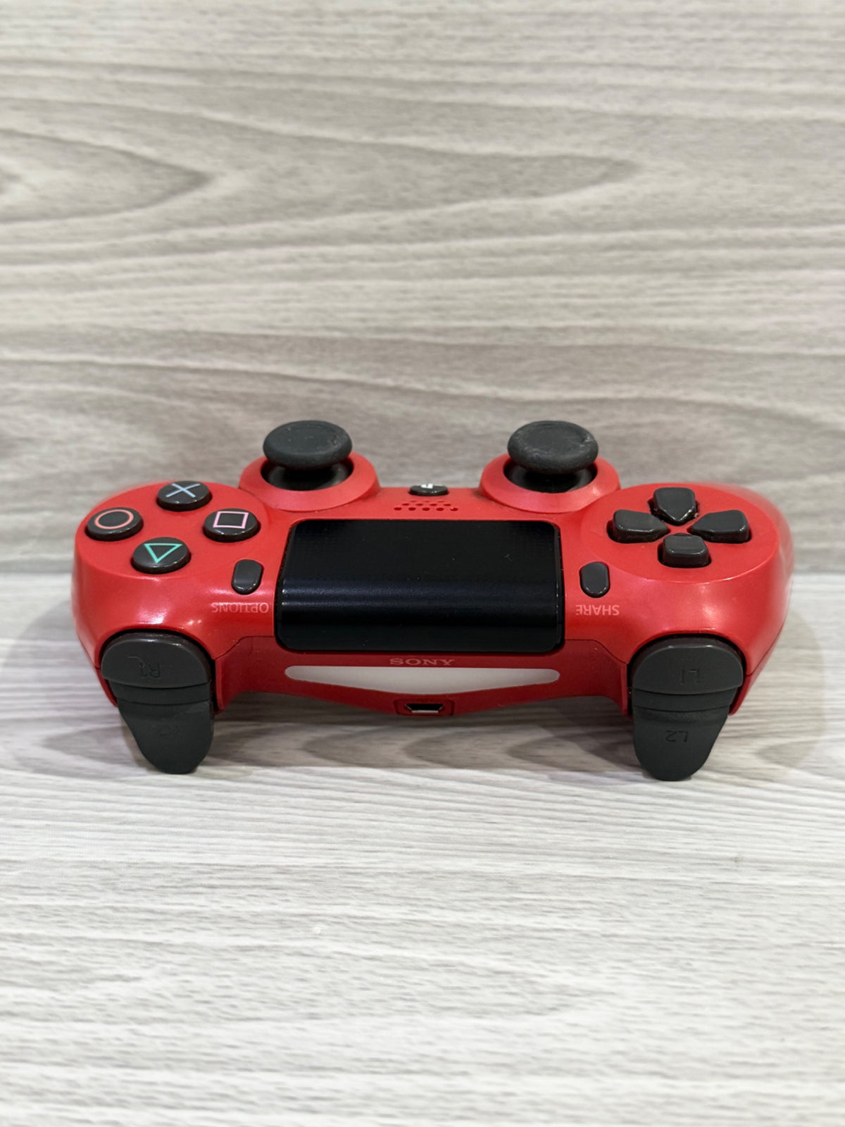 Sony PlayStation 4 Original 500GB White Console Genuine Red Controller Tested