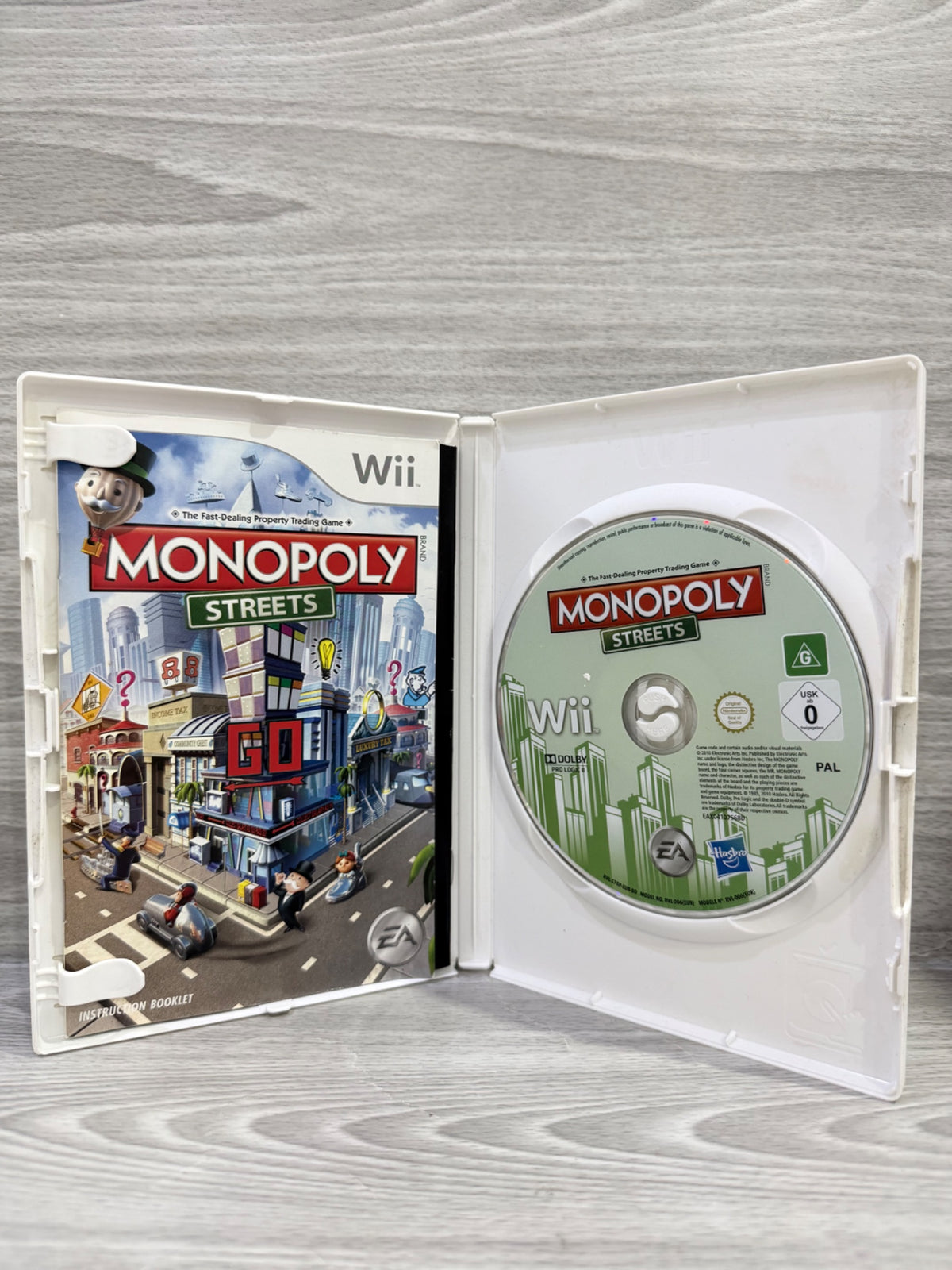 Monopoly Streets Nintendo Wii Complete With Manual PAL UK Tested Working