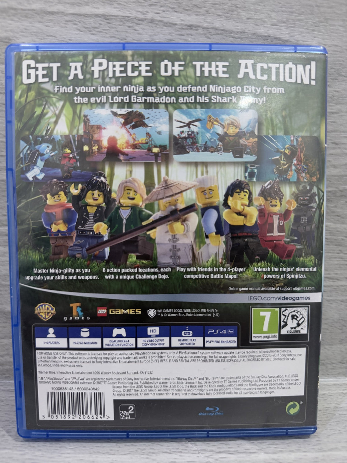 LEGO Ninjago Movie Game Sony PlayStation 4 Boxed PAL UK Tested Working
