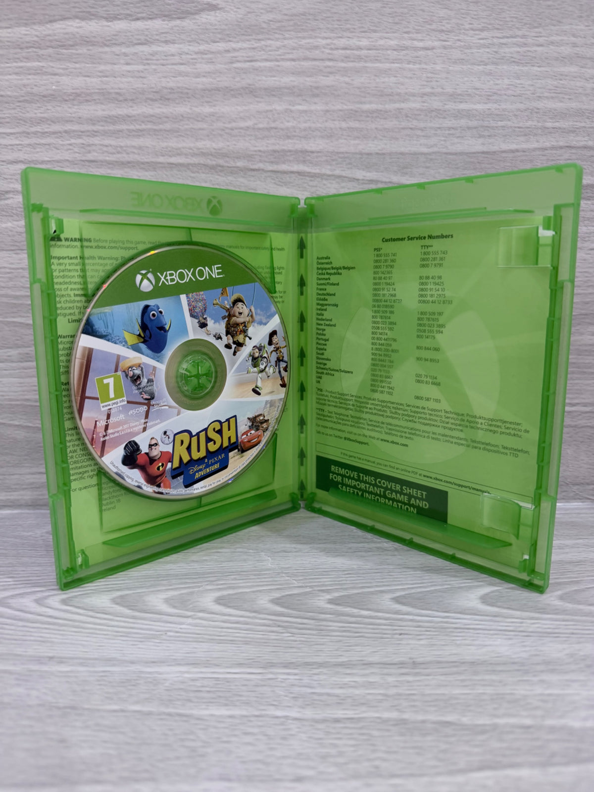 Rush: A Disney Pixar Adventure Microsoft Xbox One Boxed PAL UK Tested Working