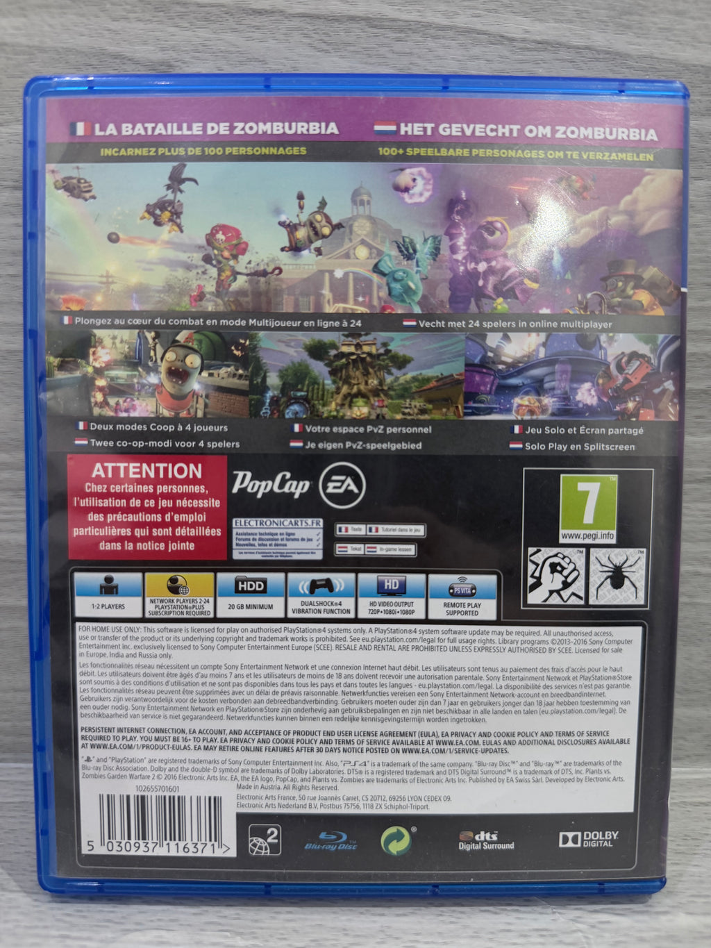 Plants vs Zombies: Garden Warfare 2 Sony PlayStation 4 Boxed PAL UK Tested