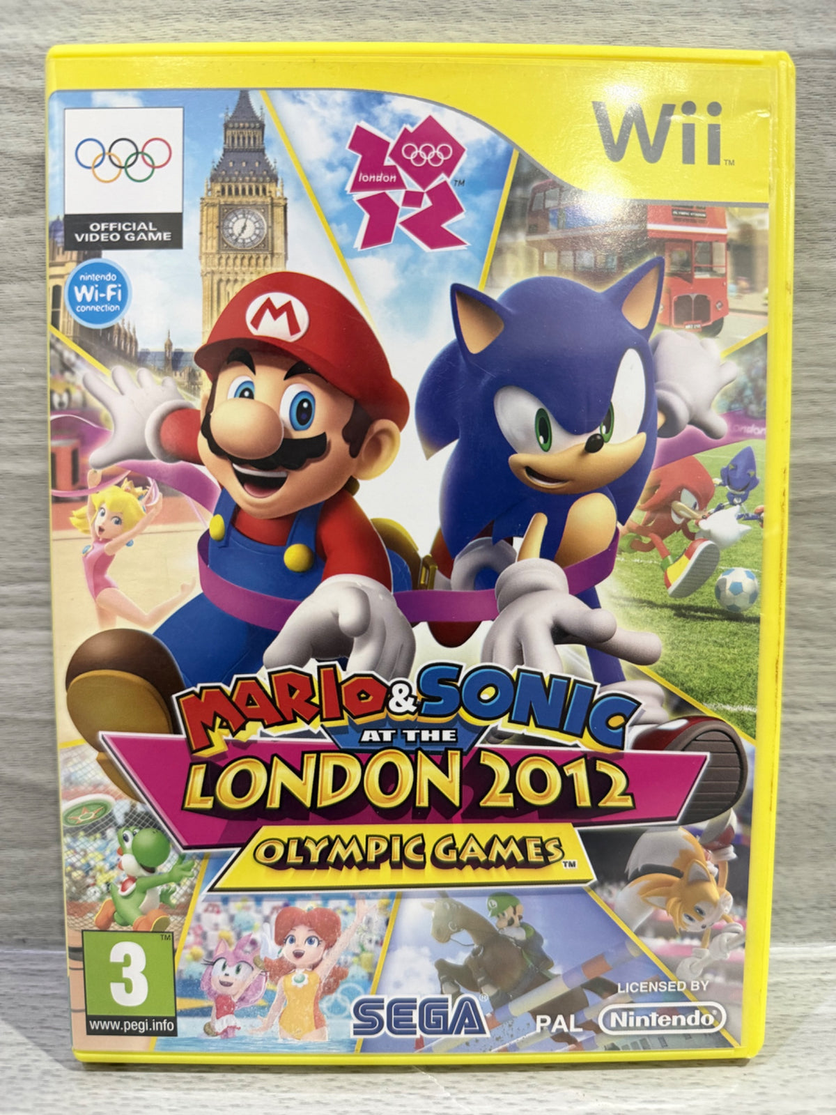 Mario & Sonic At The London 2012 Olympic Wii Complete With Manual PAL UK Tested