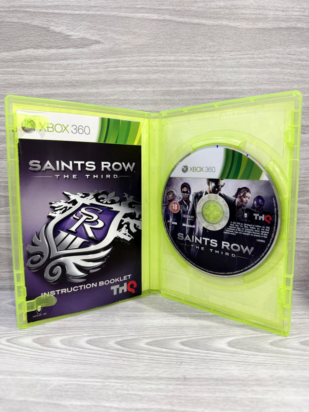 Saints Row The Third (18) Microsoft Xbox 360 Complete With Manual PAL UK Tested