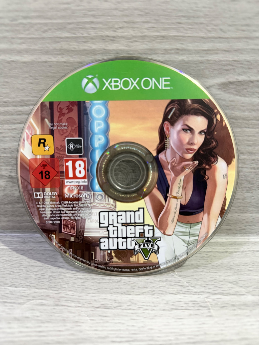 Grand Theft Auto V (5) Microsoft Xbox One Disc Only PAL UK Tested Working