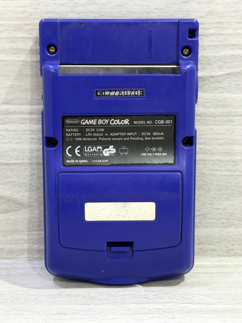 Nintendo Game Boy Color Grape Handheld Console Unboxed Tested Working