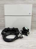 Sony PlayStation 4 Original 500GB White Console Genuine Black Controller Tested