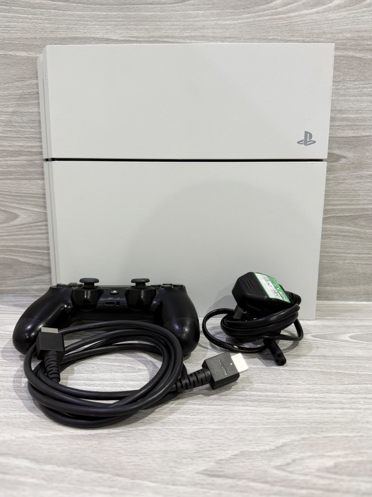 Sony PlayStation 4 Original 500GB White Console Genuine Black Controller Tested