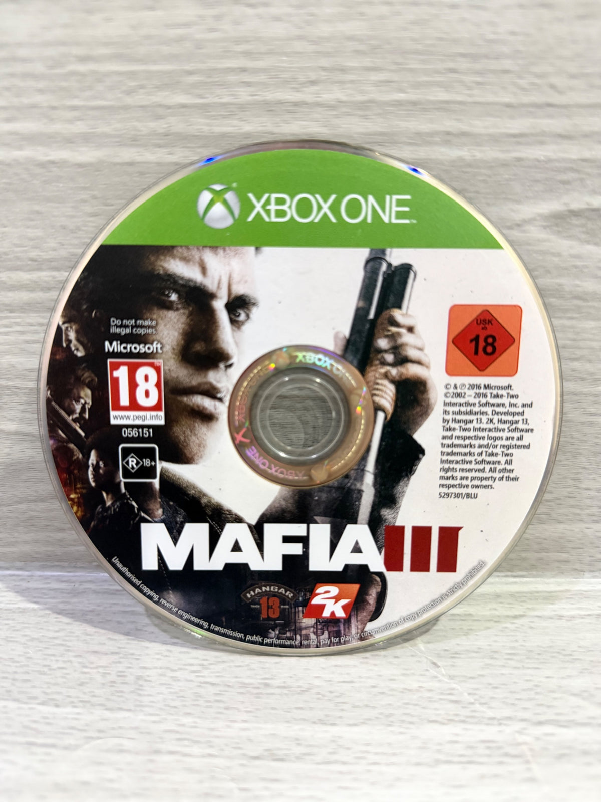 Mafia III Microsoft Xbox One Disc Only PAL UK Tested Working