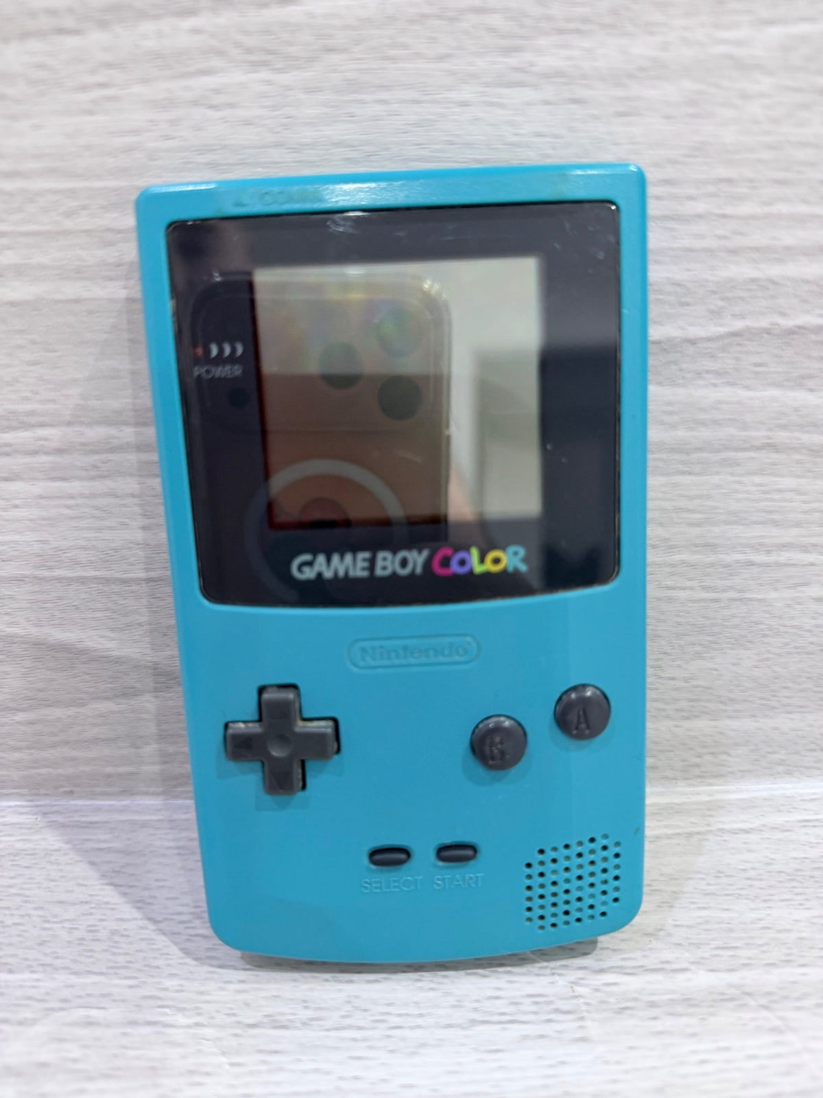 Nintendo Game Boy Color Teal Handheld Console Boxed Tested Working