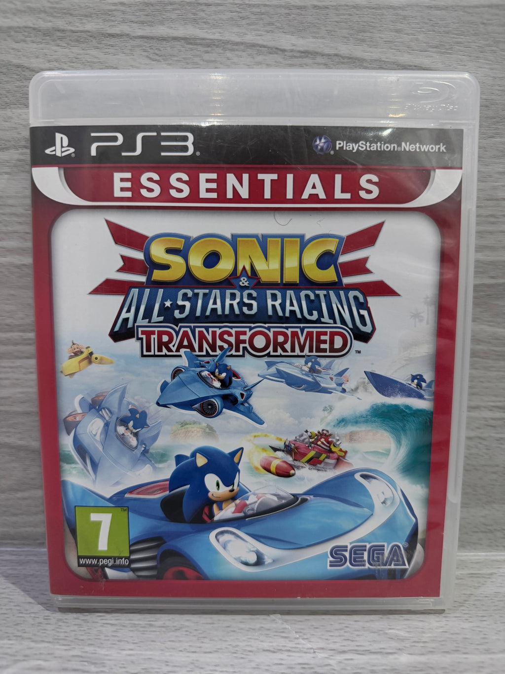Sonic & All Stars Racing Transformed Essentials PS3 No Manual PAL UK Tested