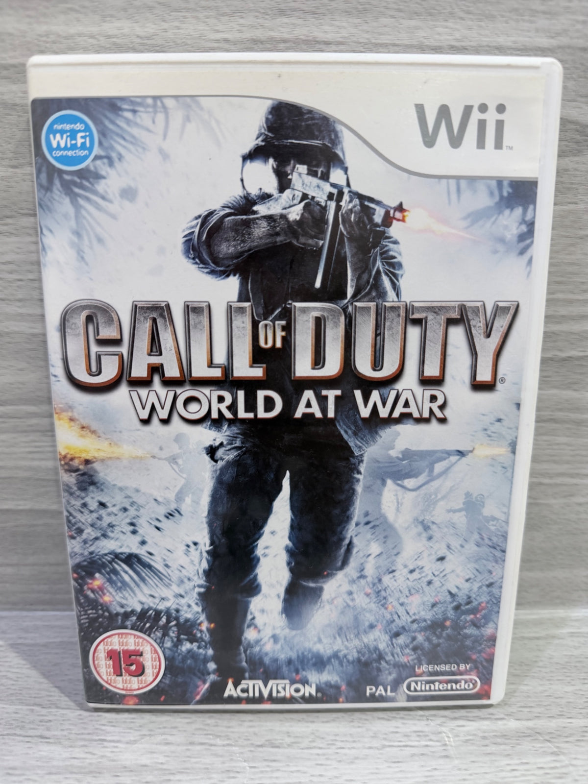 Call Of Duty World At War (15) Nintendo Wii Complete With Manual PAL UK Tested